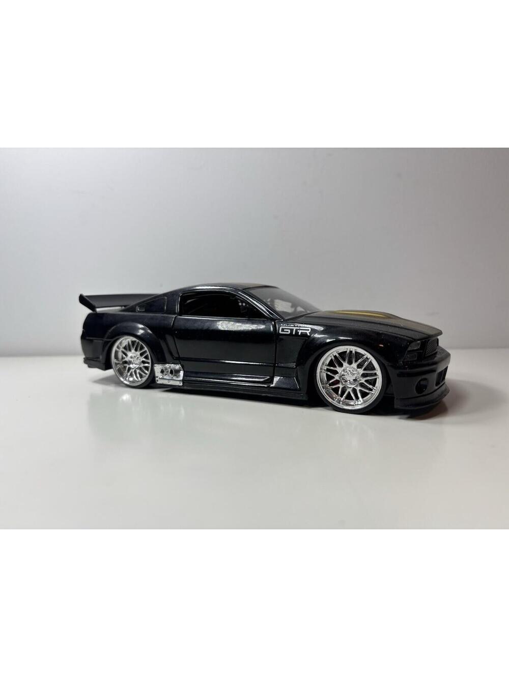 Mustang GTR Concept 1:24 DUB City Kustoms by Jada Toys DIECAST Black Loose Read